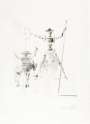 Salvador Dali: Don Quichotte Et Sancho Pança - Signed Print