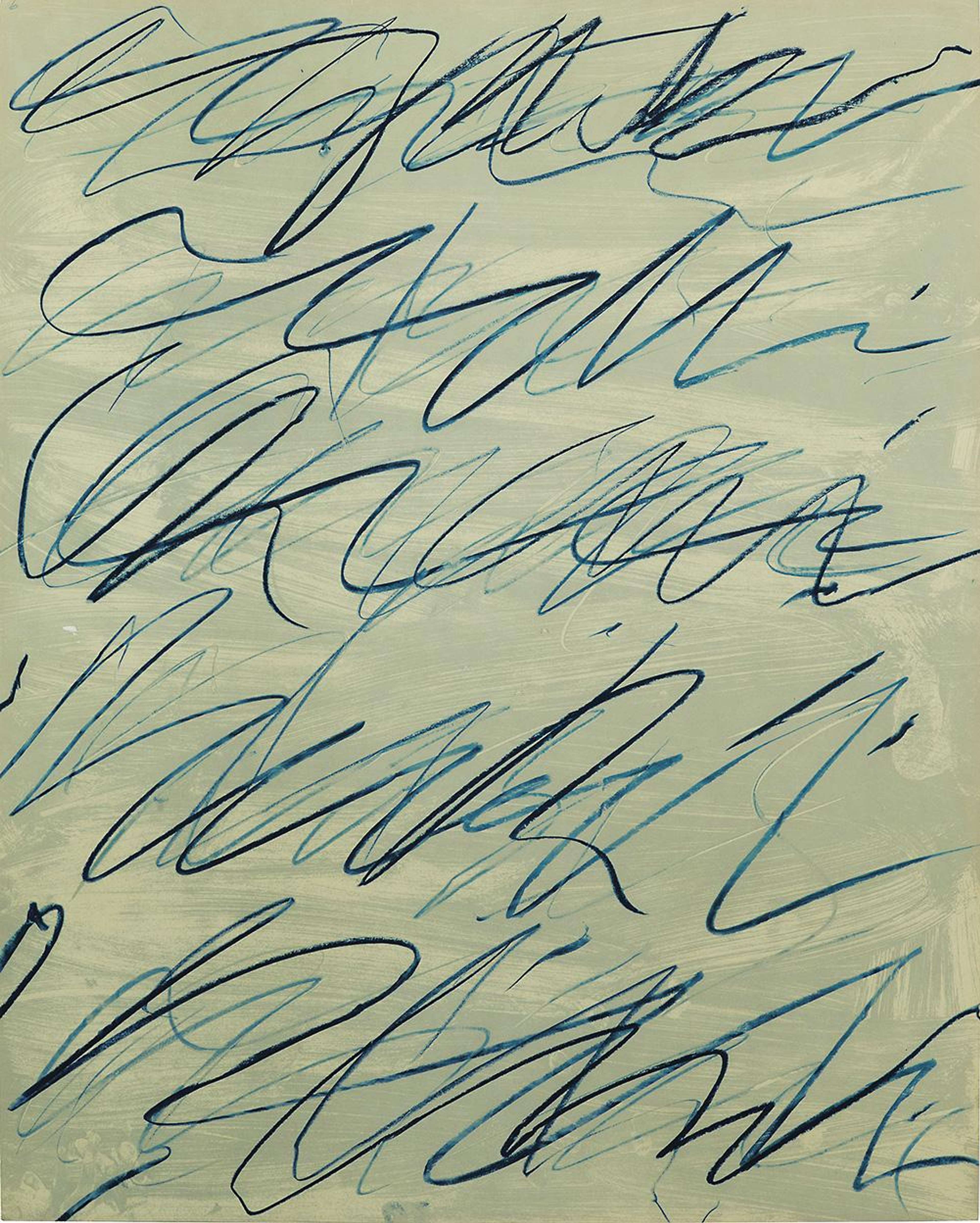 Roman Notes VI - Signed Print by Cy Twombly 1970 - MyArtBroker