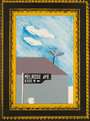 David Hockney: Picture Of Melrose Avenue In An Ornate Gold Frame - Signed Print