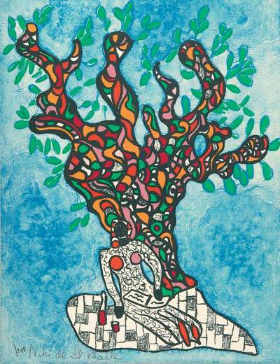 Femme Sous L'Arbre - Signed Print by Niki de Saint Phalle 1970 - MyArtBroker