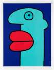 Blue Head - Signed Print