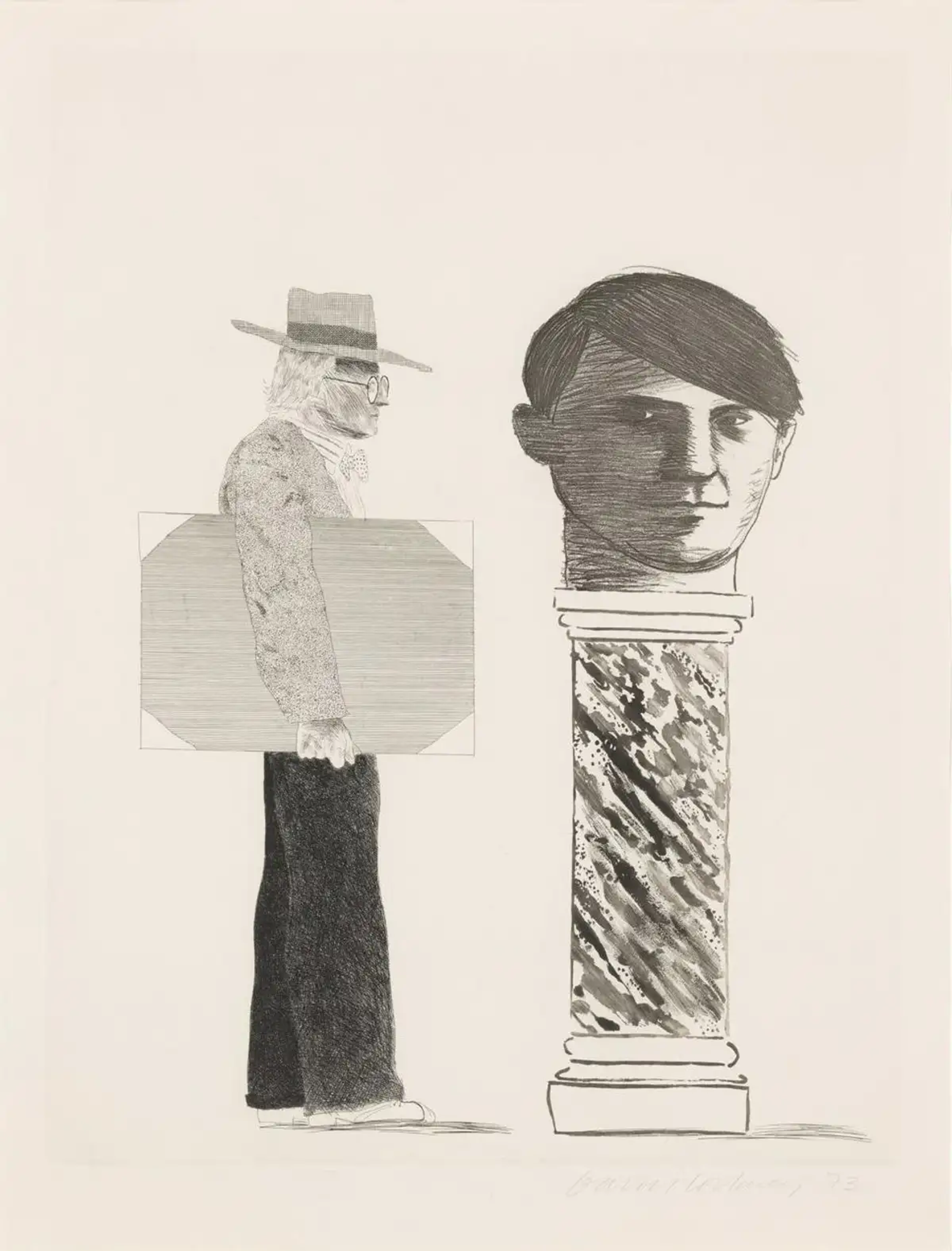 Pablo Picasso et David Hockney
