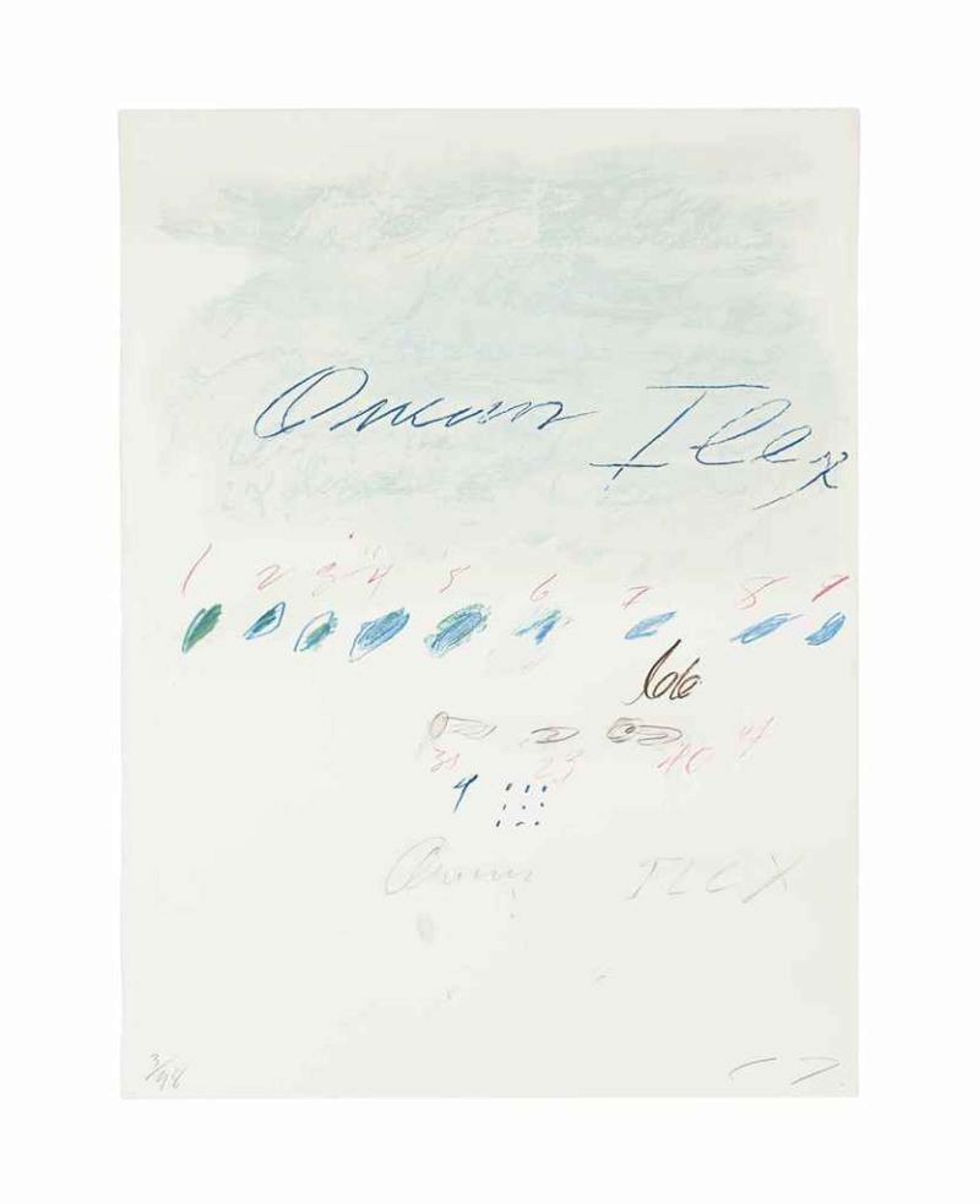 Quercus Ilex - Unsigned Print by Cy Twombly 1975 - MyArtBroker