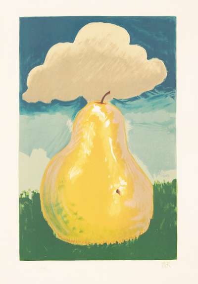 Poire D'Erik Satie - Signed Print by Man Ray 1969 - MyArtBroker