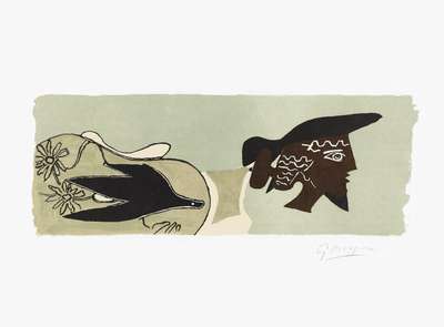 Cinq Poésies En Hommage à Georges Braque - Signed Print by Georges Braque 1958 - MyArtBroker