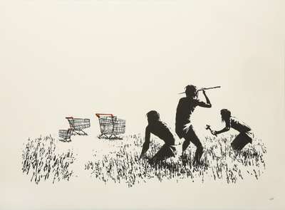 Trolley Hunters - Unsigned Print by Banksy 2006 - MyArtBroker