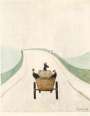 L S Lowry: The Cart - Signed Print
