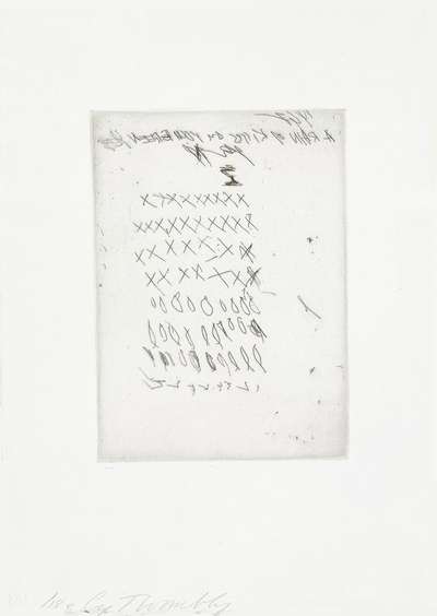 Sketches E - Signed Print by Cy Twombly 1967 - MyArtBroker