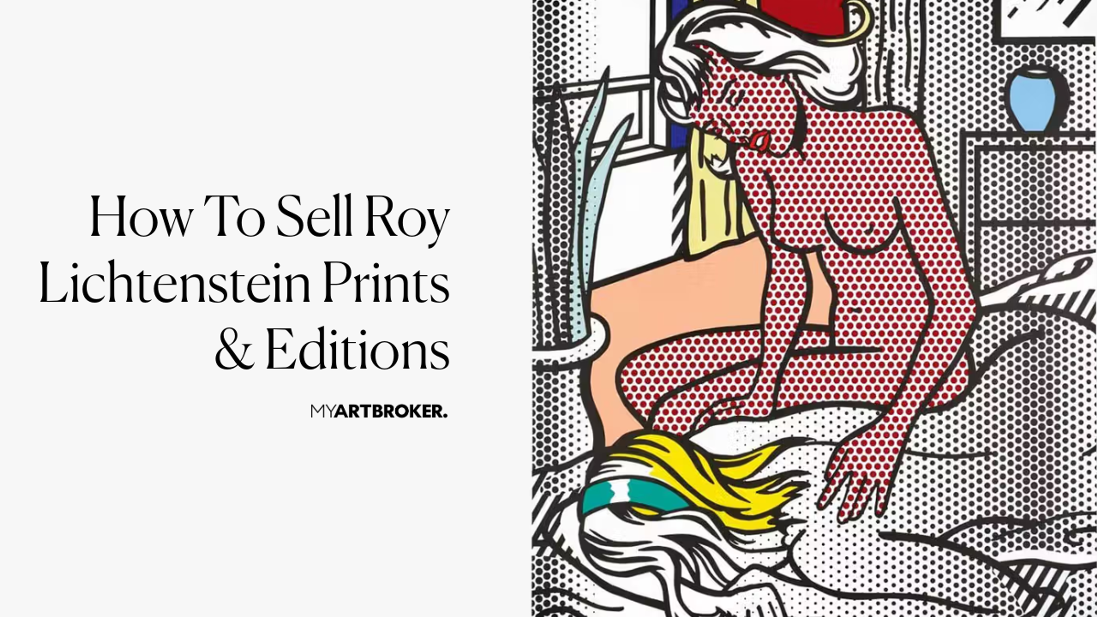 Guide de vente pour les œuvres de Roy Lichtenstein
