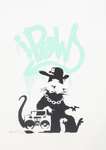 Gangsta Rat (AP mint green) - Signed Print