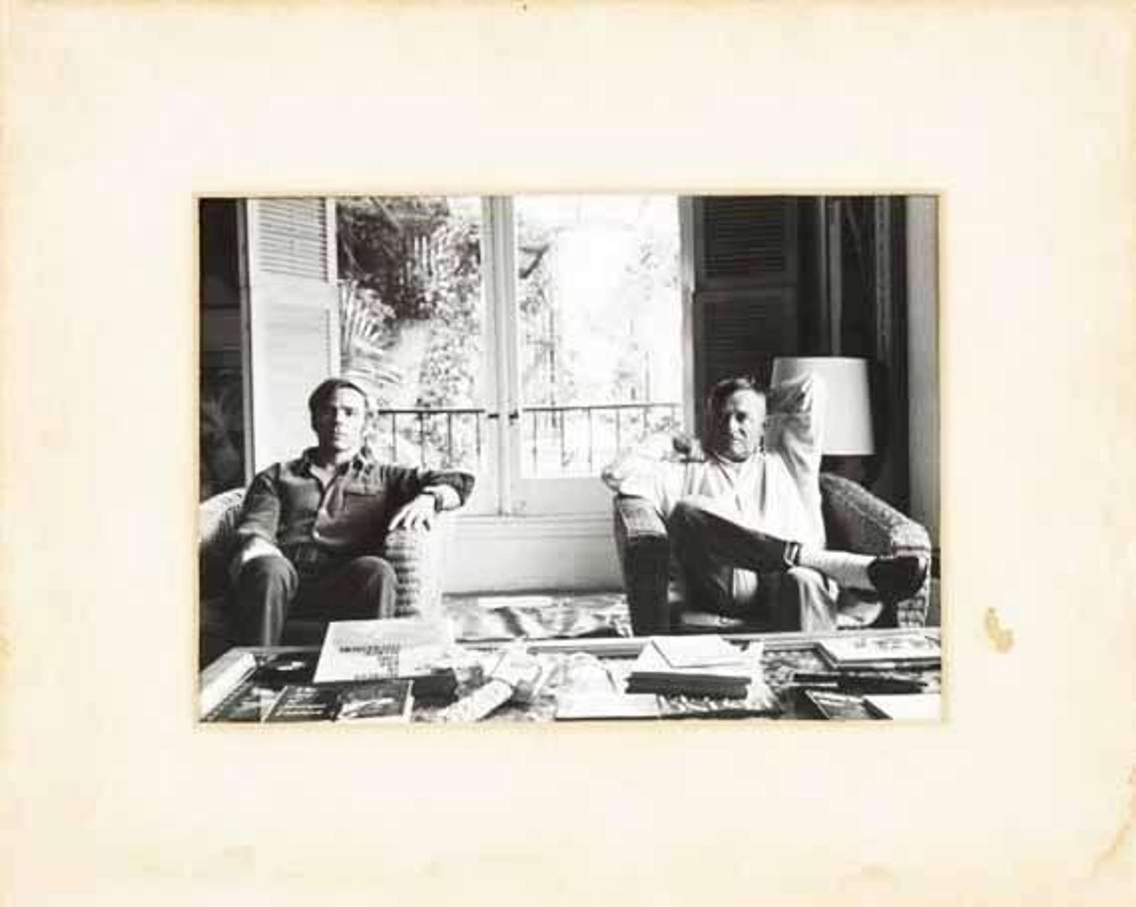 Christopher Isherwood And Don Bachardy (étude) par David Hockney