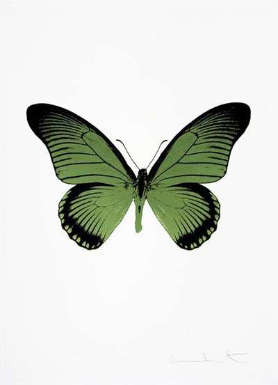 The Souls IV (leaf green, raven black, silver gloss) - Signed Print by Damien Hirst 2010 - MyArtBroker