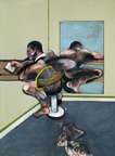Figure Writing Reflected In A Mirror - Signed Print