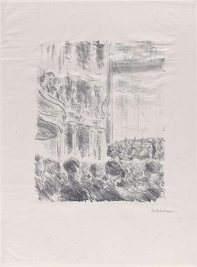 Daz Konzert - Signed Print by Max Liebermann 1926 - MyArtBroker