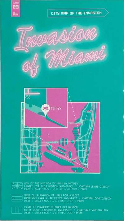 Invasion Of Miami - Unsigned Print by Invader 2012 - MyArtBroker