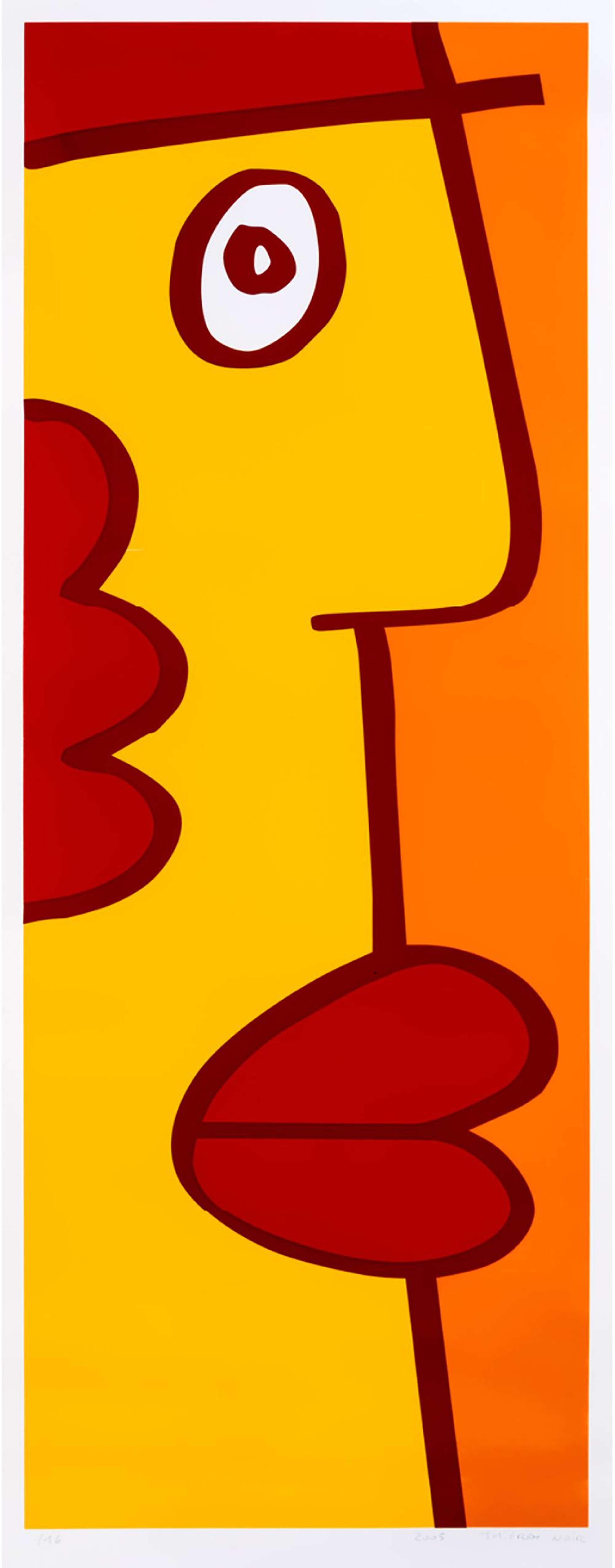 I Am Looking In The Same Direction As You - Signed Print by Thierry Noir 2005 - MyArtBroker