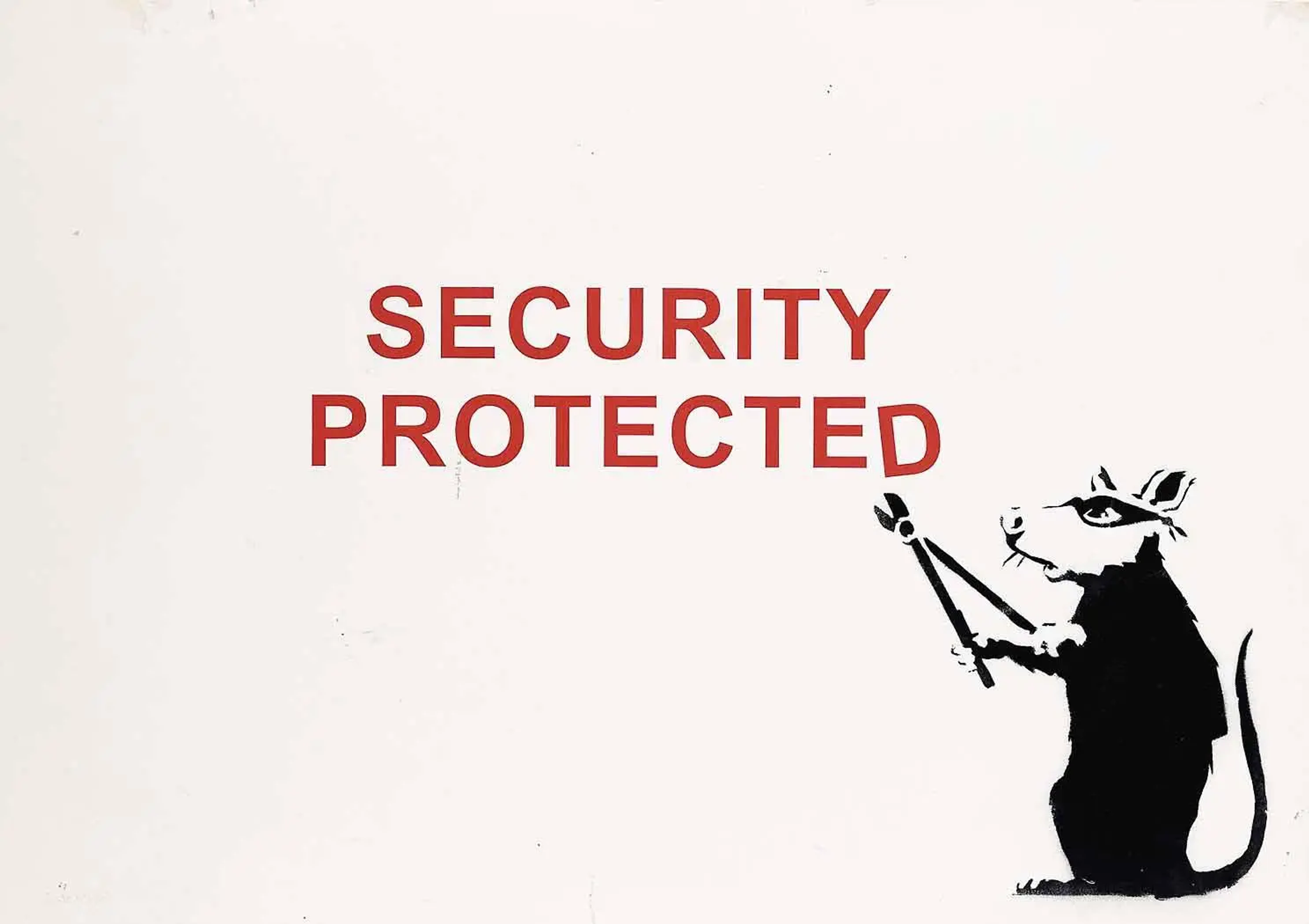 « Security Protected » de Banksy