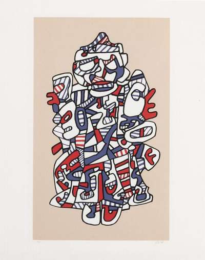 Le Vizir - Signed Print by Jean Dubuffet 1976 - MyArtBroker