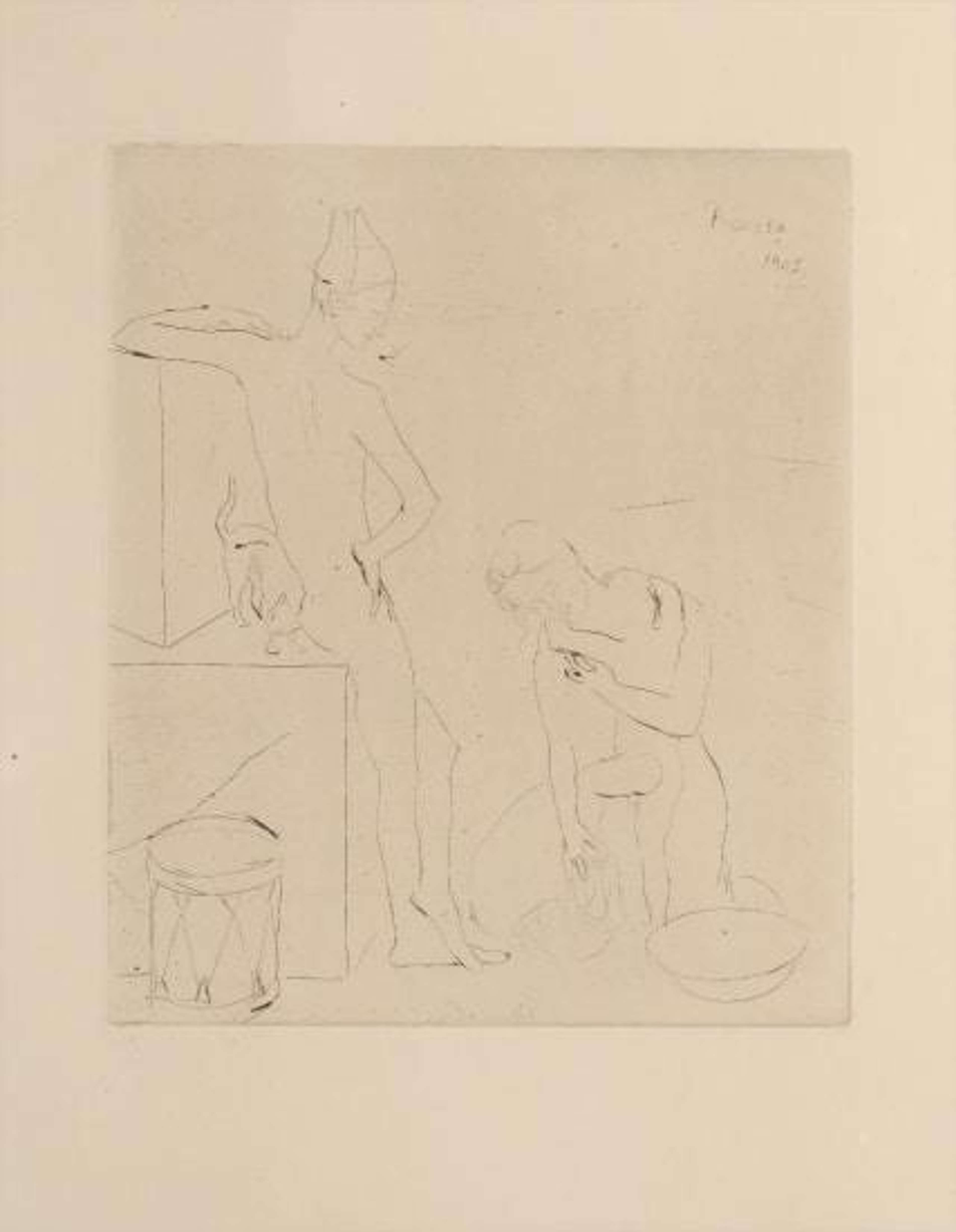 Le Bain - Unsigned Print by Pablo Picasso 1905 - MyArtBroker