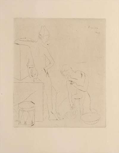 Le Bain - Unsigned Print by Pablo Picasso 1905 - MyArtBroker