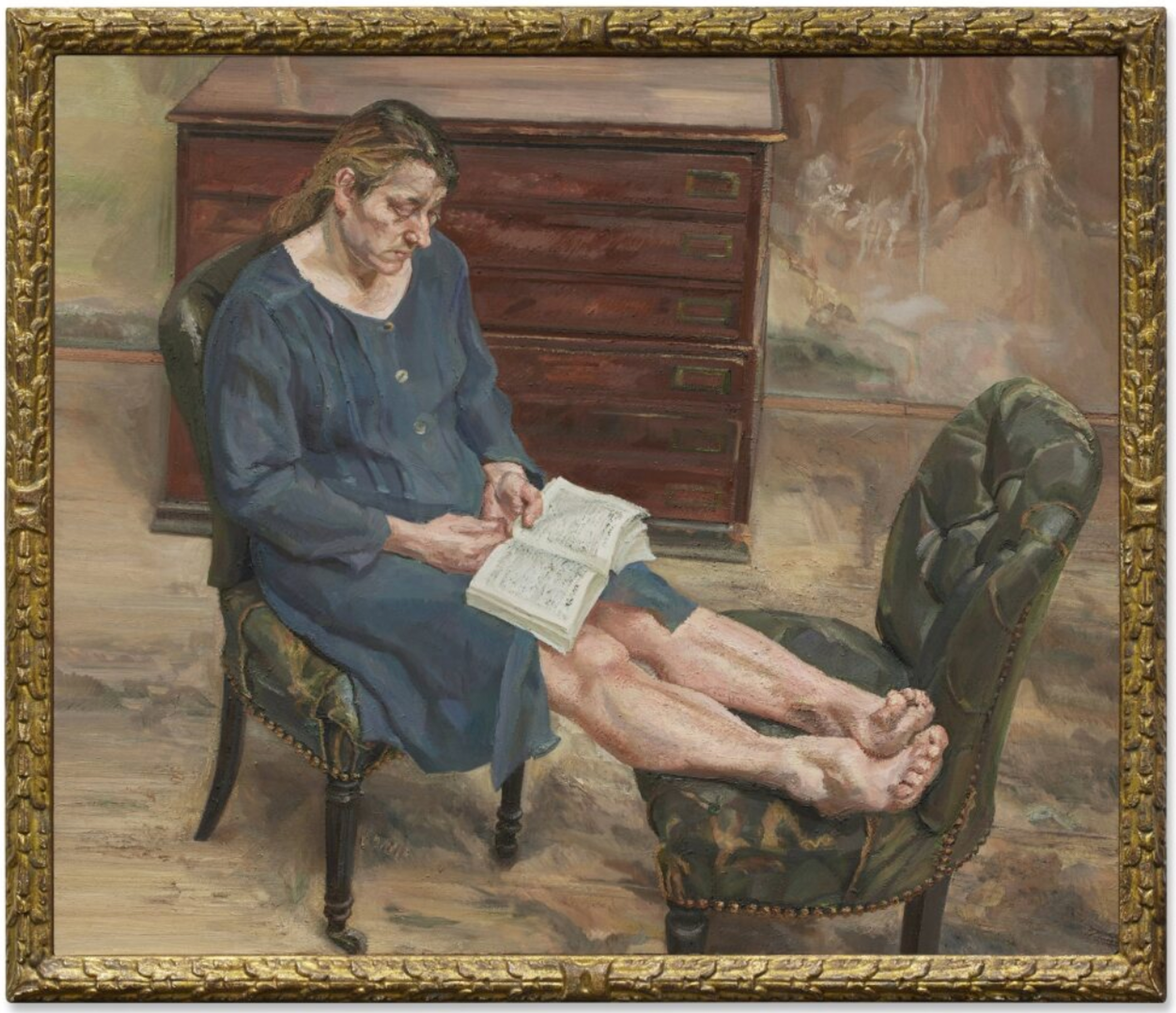 Ib Reading by Lucian Freud - Sotheby's 