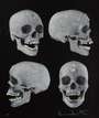 Damien Hirst: For The Love Of God (four, black) - Signed Print