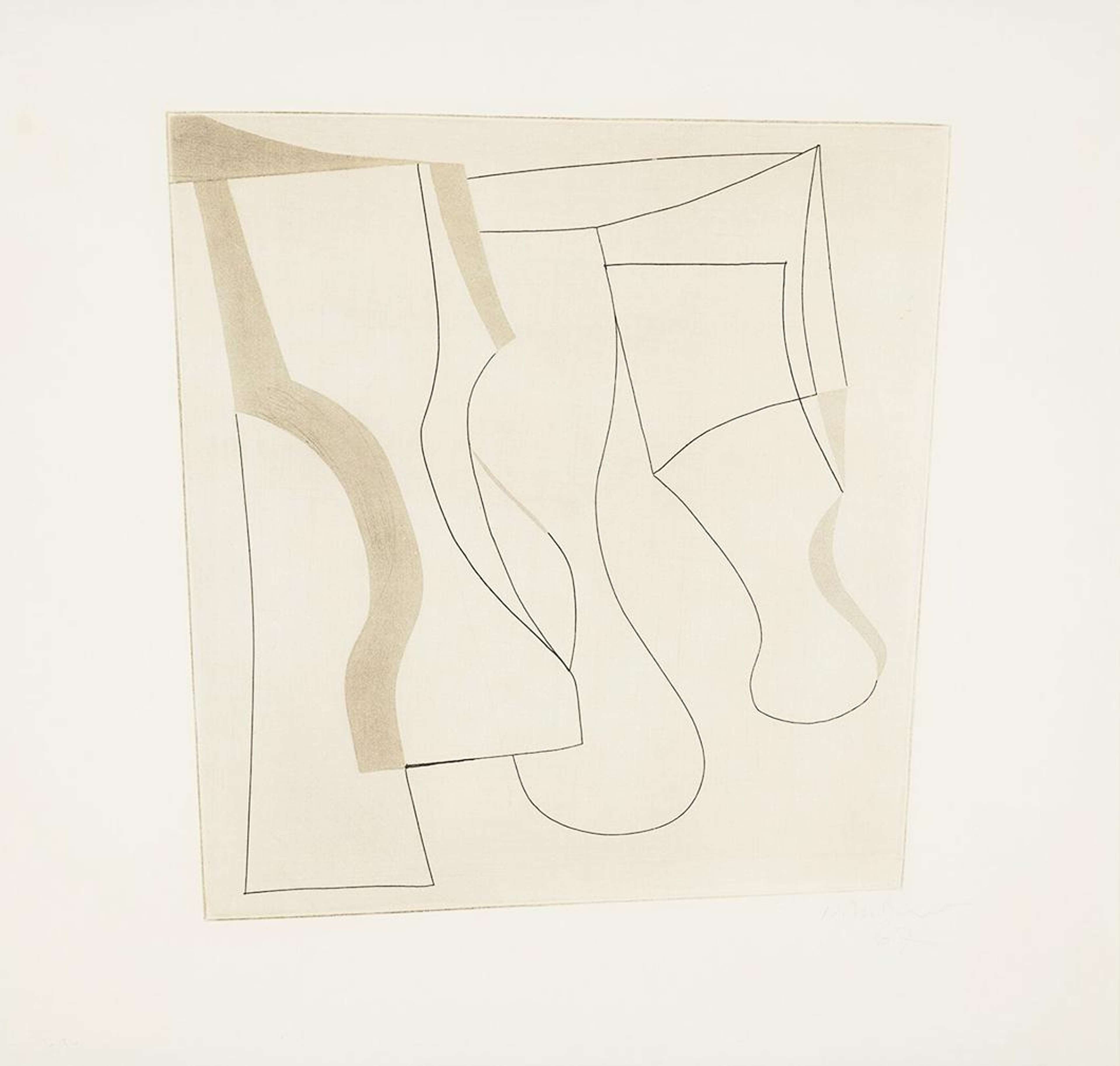 Still Life With Grey - Signed Print by Ben Nicholson 1967 - MyArtBroker