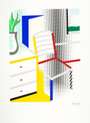 Roy Lichtenstein: Interior With Chair - Signed Print