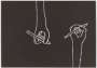 David Shrigley: Untitled (Hands Writing) - Signed Print