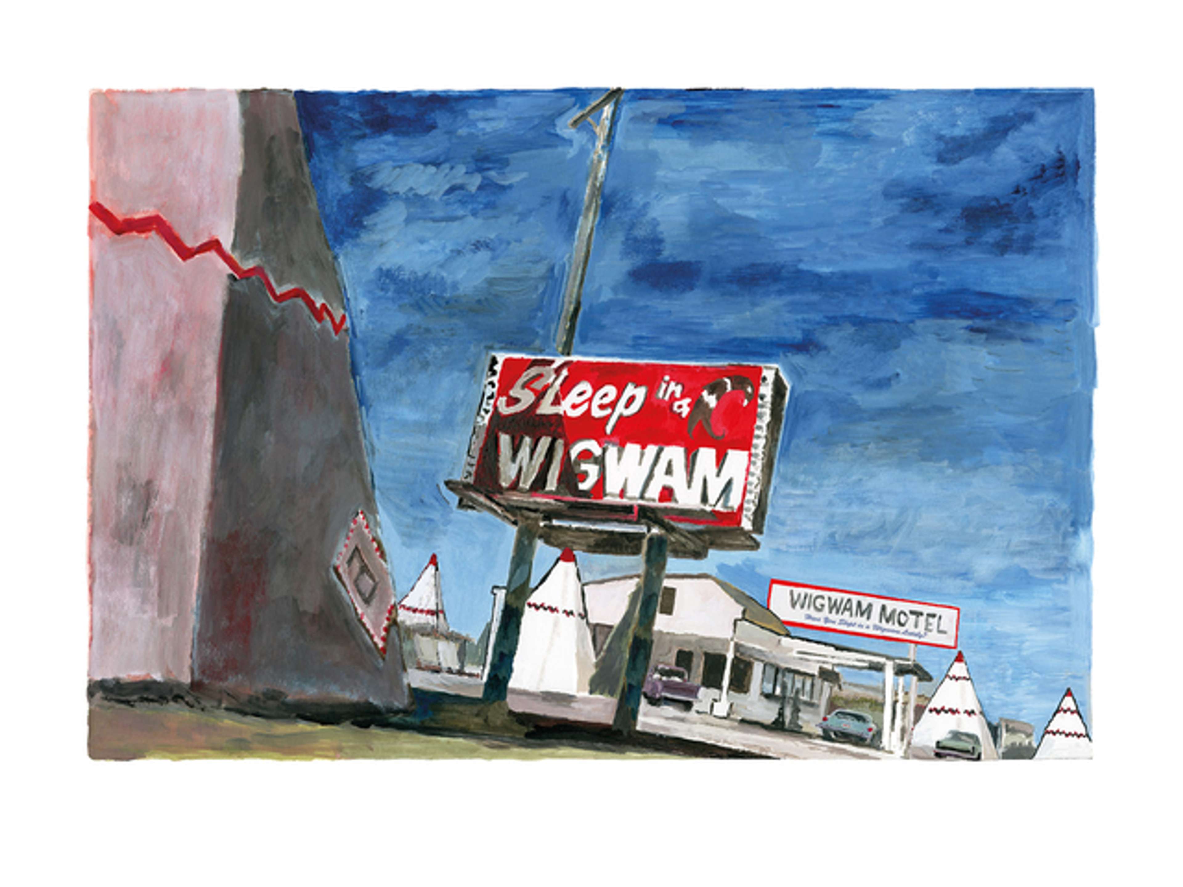 Holbrook Arizona © Bob Dylan 2016 - MyArtBroker
