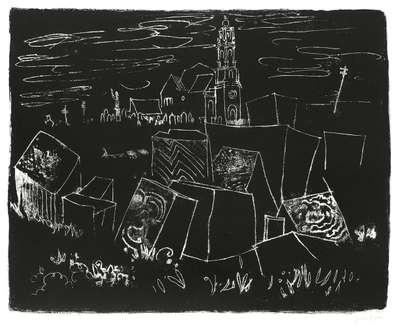 Easton, Portland: St George Reforne - Signed Print by John Piper 1964 - MyArtBroker