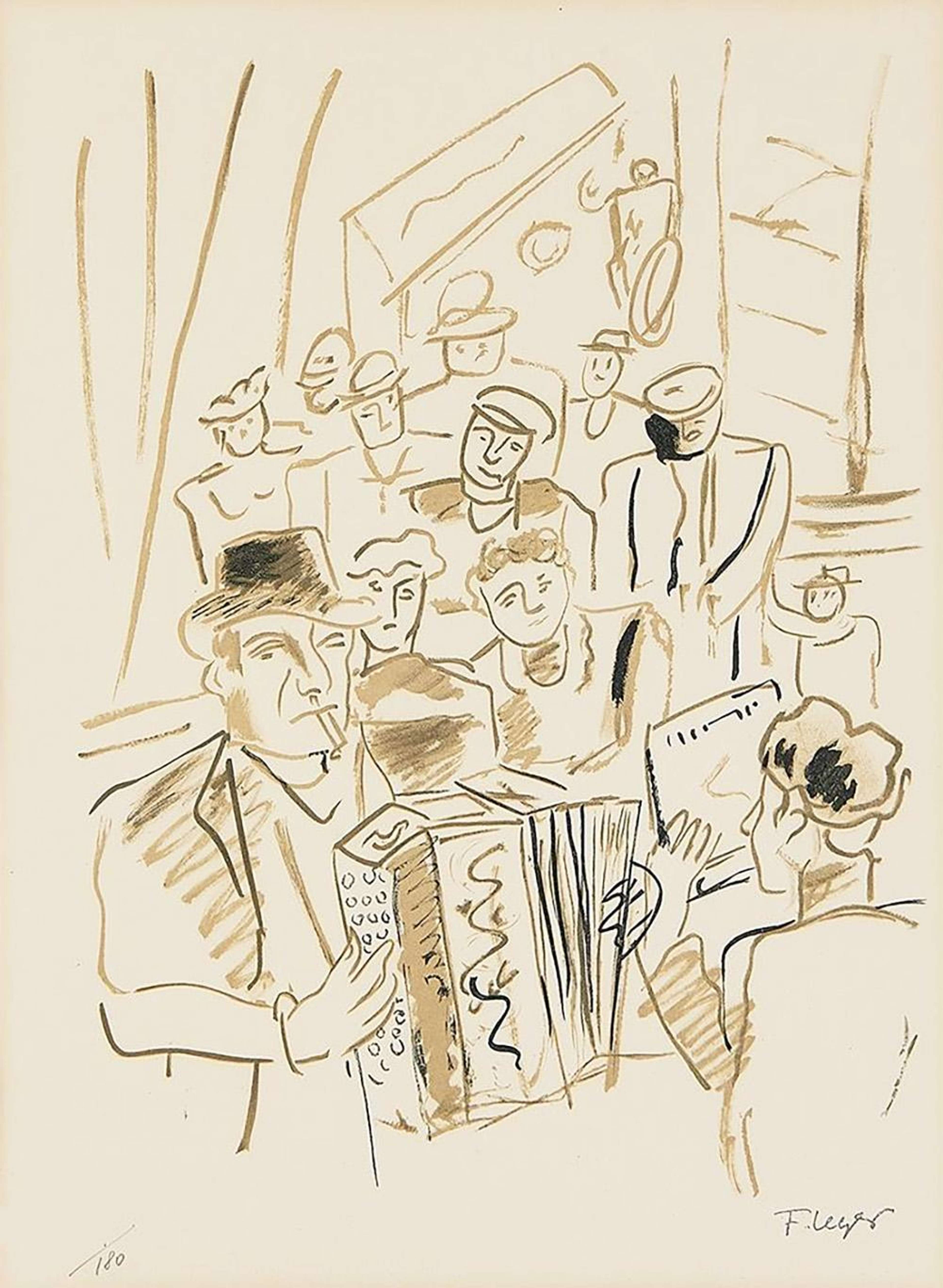 Le Cafe - Signed Print by Fernand Leger 1959 - MyArtBroker