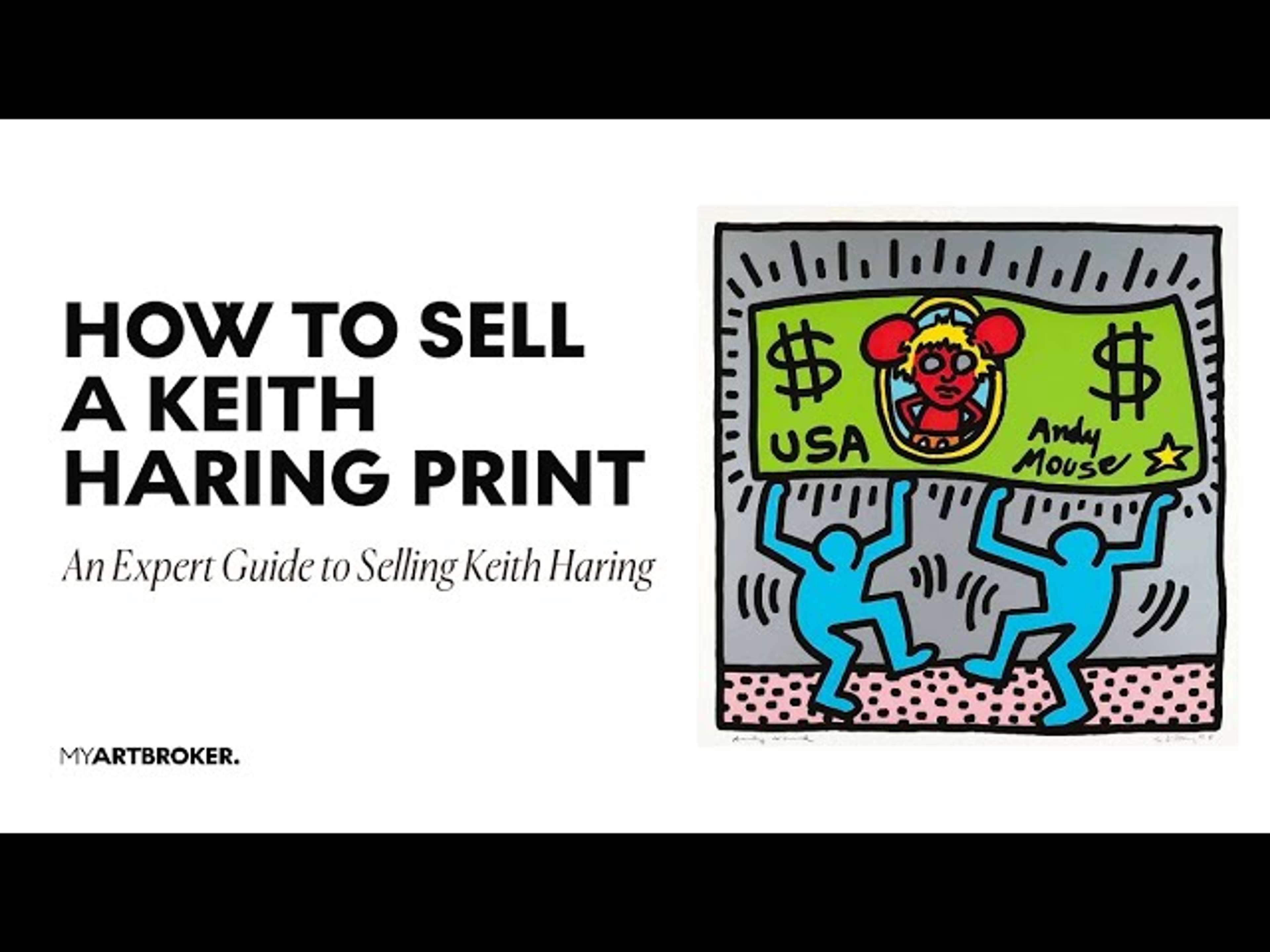 Guide vidéo pour vendre des œuvres de Keith Haring