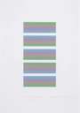 Bridget Riley: Intervals 3 (blue/green) - Signed Print