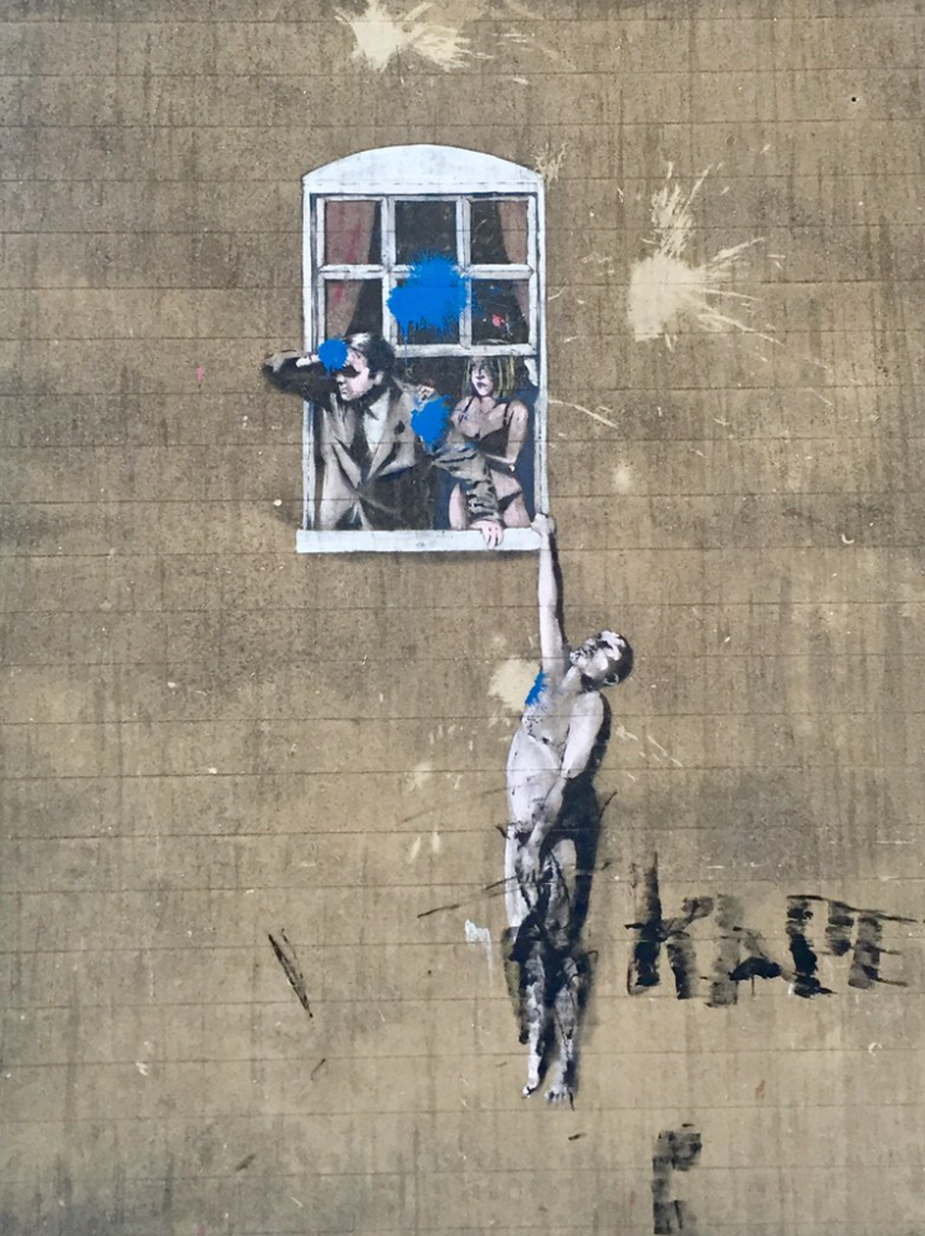 Well Hung Lover de Banksy - MyArtBroker