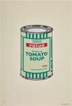 Soup Can (mint, emerald and cherry) - Signed Print