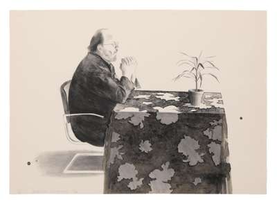 Henry At The Table - Signed Print by David Hockney 1976 - MyArtBroker