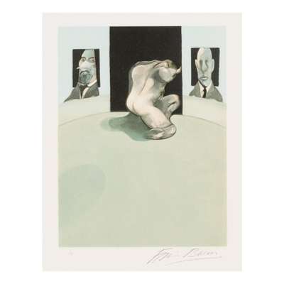 The Metropolitan Triptych (centre panel) - Signed Print by Francis Bacon 1981 - MyArtBroker