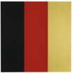 Schwarz Rot Gold III - Signed Mixed Media