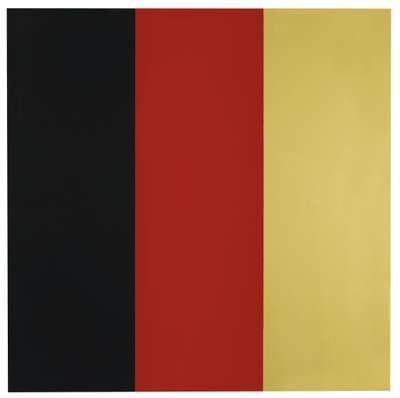 Schwarz Rot Gold III - Signed Mixed Media by Gerhard Richter 1999 - MyArtBroker