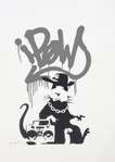 Gangsta Rat (AP grey) - Signed Print