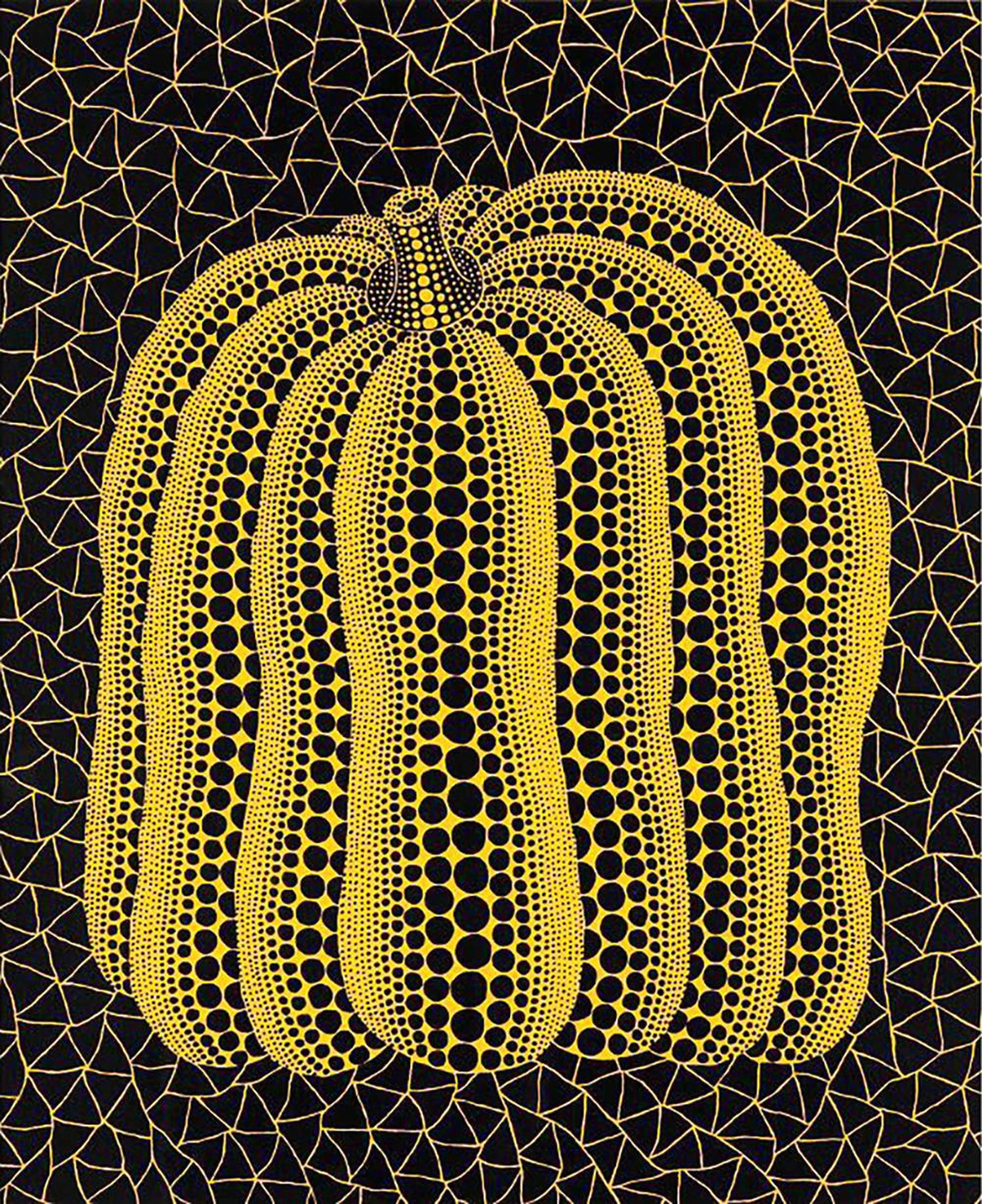 Pumpkin (T) , Kusama 312 - Signed Print by Yayoi Kusama 2003 - MyArtBroker