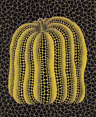 Pumpkin (T) , Kusama 312 - Signed Print by Yayoi Kusama 2003 - MyArtBroker