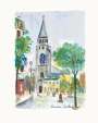 Maurice Utrillo: Saint Germain Des Prés - Signed Print