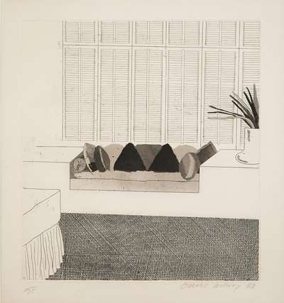 Cushions - Signed Print by David Hockney 1968 - MyArtBroker