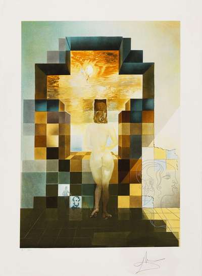 Lincoln In Dalivision - Signed Print by Salvador Dali 1977 - MyArtBroker