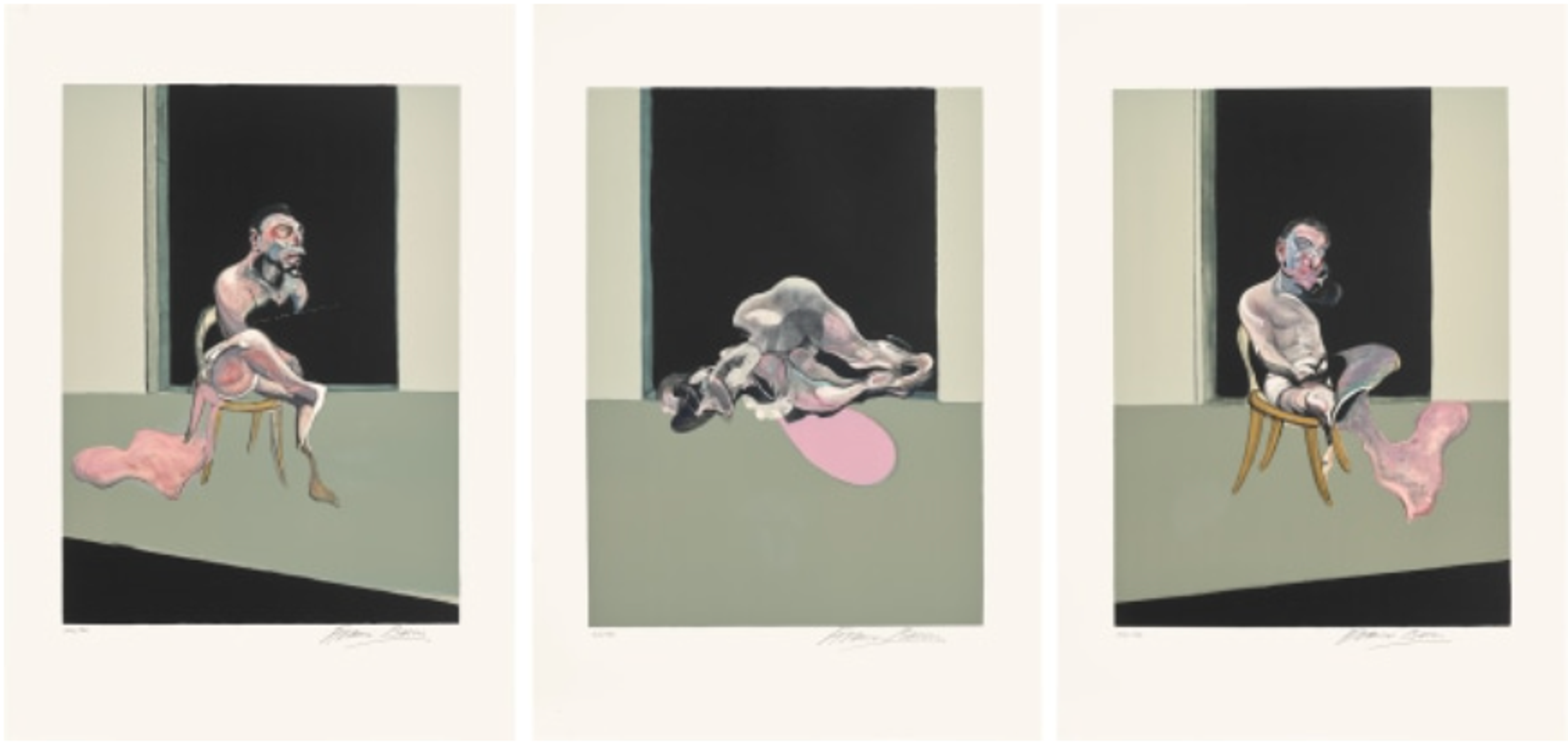 Triptyque août 1972 (d'après, Triptych August 1972) (S. 23, T. 24) par Francis Bacon - Phillips