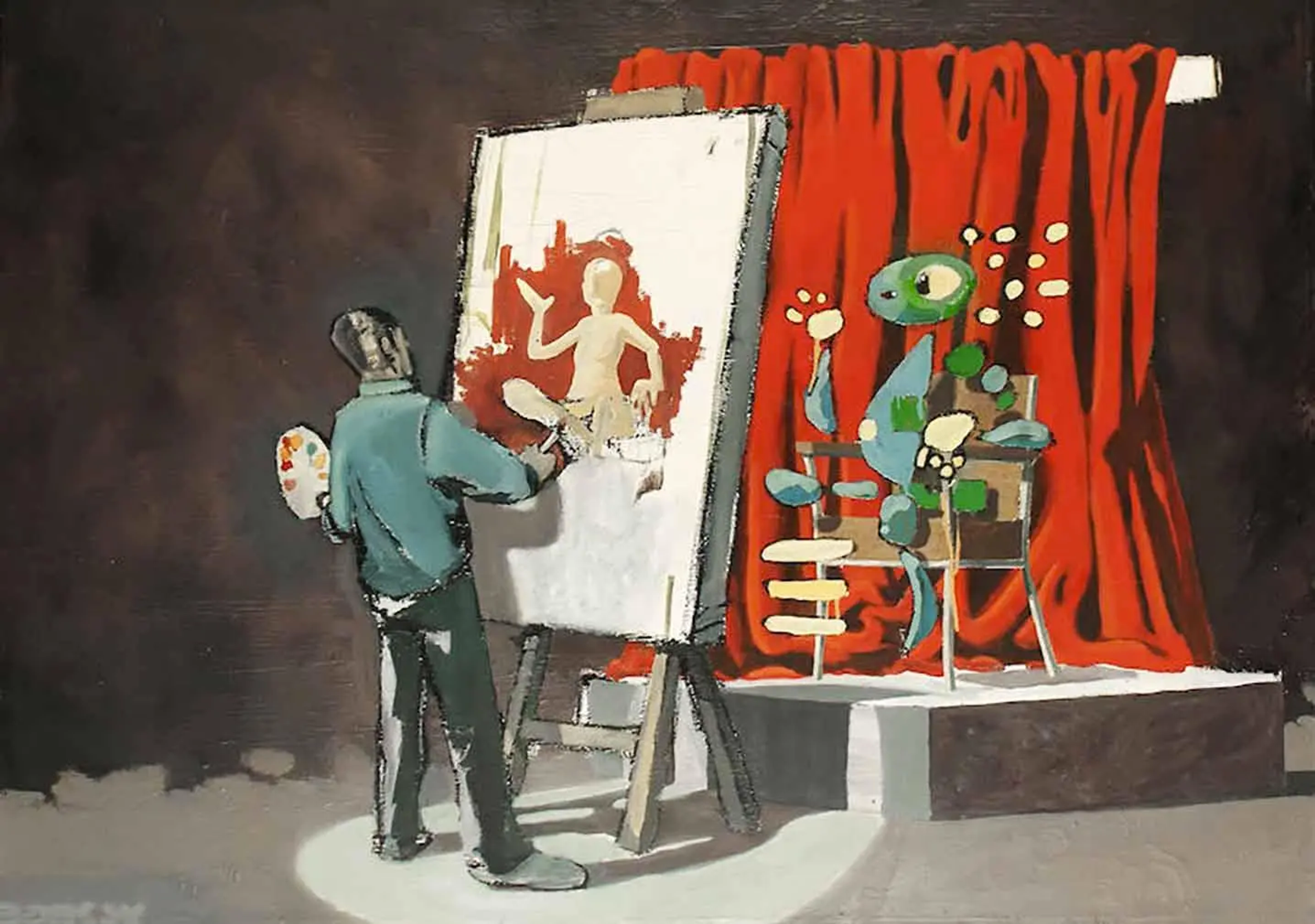 Portrait Of An Artist de Banksy