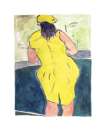 Woman In Red Lion Pub (2011) - Signed Print