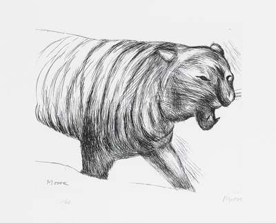 Tiger - Signed Print by Henry Moore 1982 - MyArtBroker